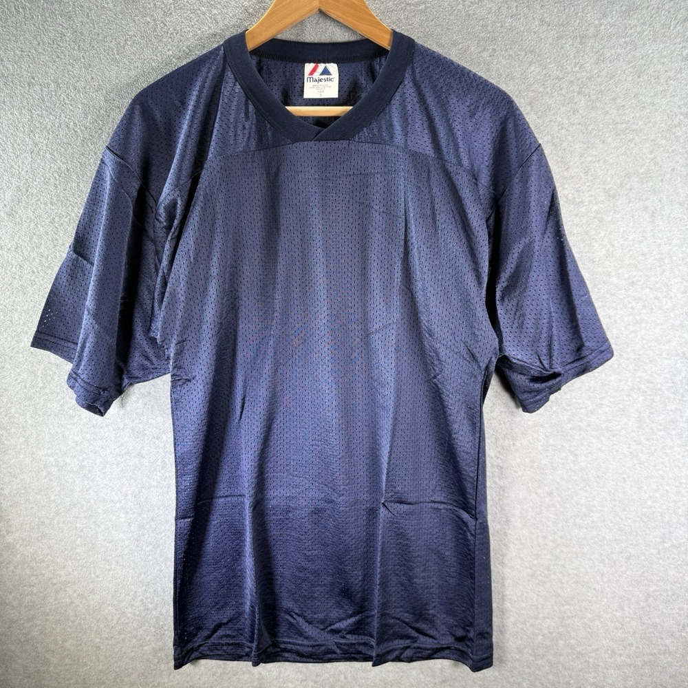 Majestic Men's Dark Navy Athletic Mesh Jersey